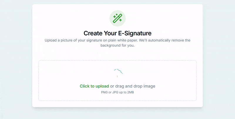 Make your signature guide